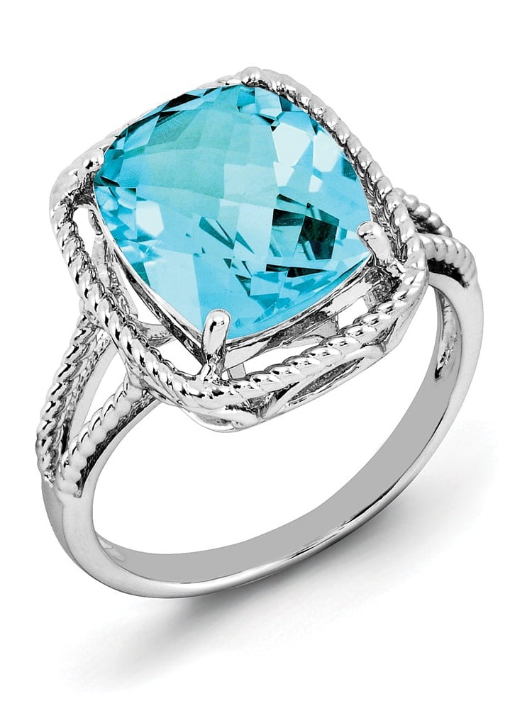 925 sterling silver blue topaz ring with two diamonds 925 sterling silver blue topaz ring with two diamonds