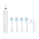 thumbnail image 2 of Rechargeable Electric Toothbrush Travel Portable Sonic Cleaning Toothbrush Oral Care ToolWhite, 2 of 5