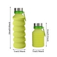 Sports Drink/Beverage/Water Bottle Collapsible Reusable Silicone Food