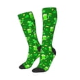 thumbnail image 2 of Fotbe St Patrick's Day2 print Women's Men's Novelty Crew Socks Cotton Socks Knee High Socks for Walking,Running,Nurses,Pregnancy, 2 of 9