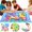 Multicolor, variant on Dadiaei 28 PCS Magnetic Fishing Game Set 24 Inch Pool Summer Water Play Toy