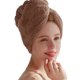 thumbnail image 3 of Toallas de microfibra súper absorbentes para secar el cabello, 2 paquetes, turbantes para envolver el cabello de secado rápido, 10 x 26 pulgadas, 3 of 5