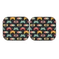 thumbnail image 7 of Balery Retro Video Game Sun Shield 2 Pack For Car Front Windows Foldable Sun Visor Protector Blocks Max Uv Rays And Keeps Your Vehicle Cool For Most Sedans Suv Truck, 7 of 7