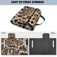 thumbnail image 5 of COEQINE Golf Cart Seat Cover Blanket Towel Accessories, Portable Foldable Design with Carry Handle, Universal Fit for EZGO/Yamaha/Club Car with 4 Pockets, Cow Leopard Print, 5 of 8