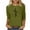 Army Green, variant on DDAPJ pyju 3/4 Sleeve Shirts for Women 2025 Easter Christian T-shirts Jesus Cross Print Graphic Tees Loose Fit Mid-length Casual Crewneck Tee Tops Navy 3XL