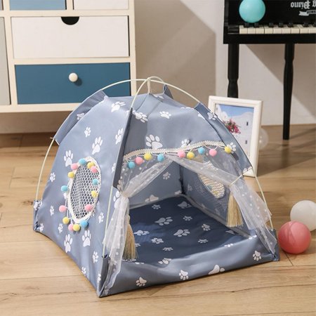 Mini Tente Pop-Up Pour Chien & Chat - Abri Solaire Portable UV - 80x65x55 Cm - Facile à Transporter
