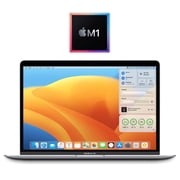 Restored Apple MacBook Air 13.3 inch Laptop - Silver, M1 Chip, Built for Apple Intelligence, 8GB RAM, 256GB storage