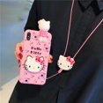 thumbnail image 3 of Hello Kitty-funda de teléfono con cuerda de soporte para Xiaomi Redmi 8, 9, 9A, 9T, 9C, 10, 10A, 11A, 10C, 12C, Note 7, 8, 9, 9s, 10, 11 Pro, POCO M3, X3, C55, 3 of 5