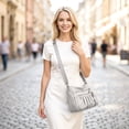 thumbnail image 6 of KXF Women Waterproof Soft Leather Shoulder Bag Messenger Crossbody Purse Multi Pocket Handbag, 6 of 9
