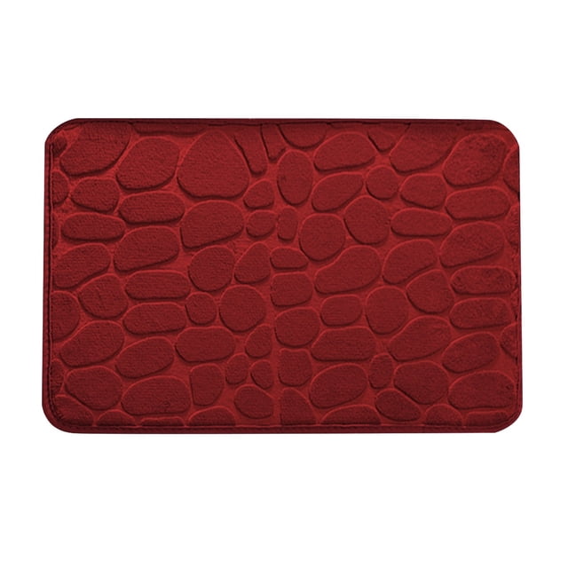 WIFKLSIIPG Bathroom Rug Super Absorbent Polyester Fiber Doormat for Living Room Bedroom Entryway 60x40cm