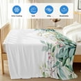 thumbnail image 4 of Eucalyptus Cooling Blanket, Lightweight Breathable Summer Throw Blanket with Double Sided Cold Effect,Leaf Branch Nature Fruit Spring Summer Picnic Beach Blankets Bed Sheet for Hot Sleepers 60"x80", 4 of 8