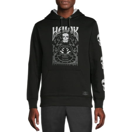 Tony Hawk Men’s Skulls Fleece Hoodie Sweatshirt, Sizes S-XL