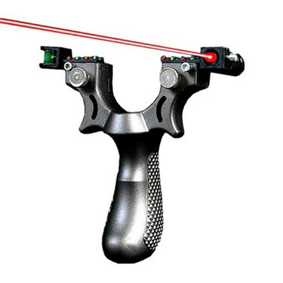 Slingshot With Sight Slingshot With Aiming Sight Red Light Sight Powerful  For Outdoor Shooting Fishing