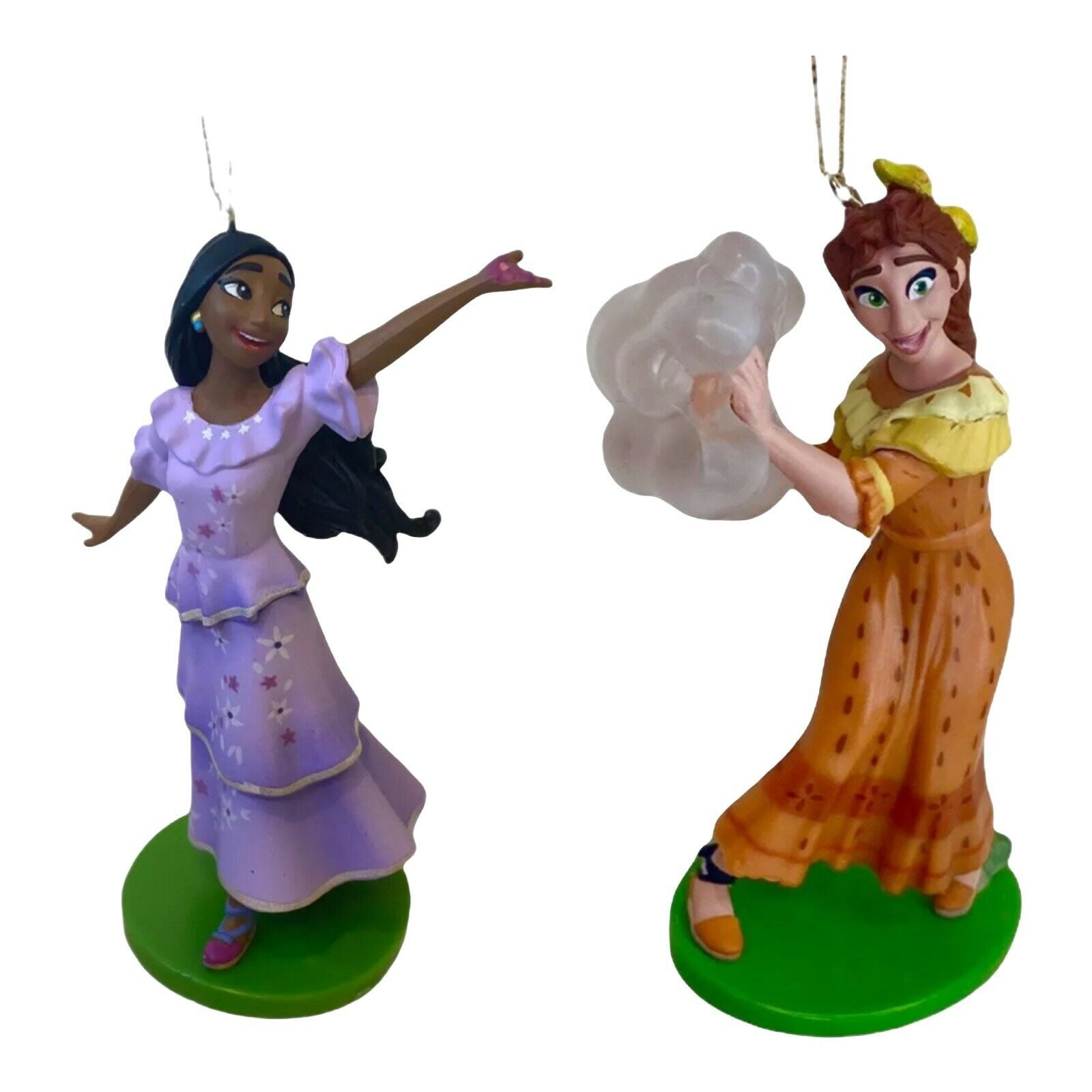 Disney Action Princess Christmas Ornament Set Cinderella Tiana