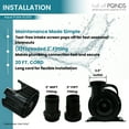 thumbnail image 6 of Half Off Ponds Aqua Pulse Submersible Pond Pump for Waterfalls, 10000 GPH, 1.25 HP, 33 ft Cord, 6 of 7