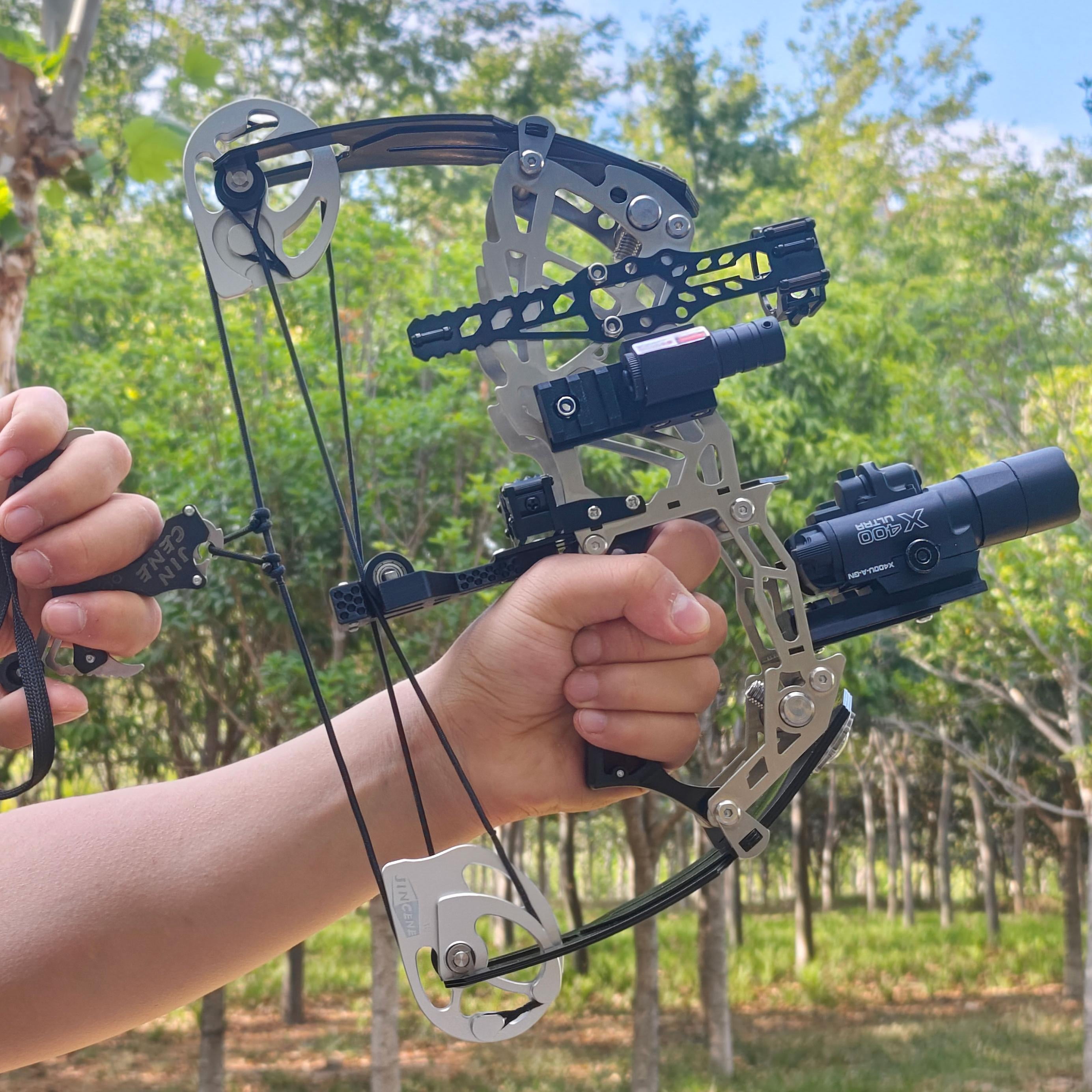 AMEYXGS Archery Tactical Hunting Compound Bow Crossbow Arrows Kit for Outdoor Fun