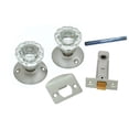 thumbnail image 2 of Belwith Products 214589 Passage Door Latch Set, Glass Knobs - Satin Nickel, 2 of 4