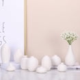 thumbnail image 3 of Ceramic Bud Vase Set of 10 - White Mini Flower Vases for Dining Table Centerpieces, Wedding Decor & Aesthetic Desk Arrangements, 3 of 6