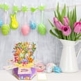 thumbnail image 5 of Ympkerial 3D Pop Up Greeting Cards Easter Theme Featuring Bunny Basket and Egg Illustrations Assortment Pack of Pop Up Cards for Spring, 5 of 8