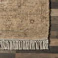 thumbnail image 4 of Rugs USA Lennox Persian Medallion Tassel Area Rug, 7' 6" x 9' 6", Luster Natural, 4 of 9