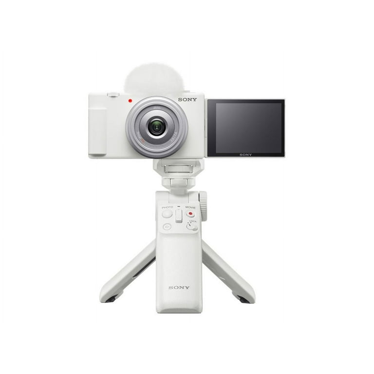 Sony ZV-1F - Digital camera - compact - 20.1 MP - 4K / 30 fps - ZEISS - Wi-Fi, Bluetooth - white Sony ZV-1F - Digital camera - compact - 20.1 MP - 4K / 30 fps - ZEISS - Wi-Fi, Bluetooth - white