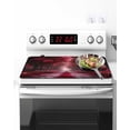 thumbnail image 2 of Stove Top Covers for Electric Stove 24x21 Inches, Red Trees Heat Insulation Fireproof Glass Cooktop Protector, Forest Art Decor Spring Summer Nature Leaf Countertop Stovetop Cover for Kitchen, 2 of 8