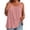 Pink, variant on Tqcoqu Plus Size Tank Tops for Women Summer Casual Scoop Neck Pleated Front Loose Flounce Hem Sleeveless Cami Shirts,Pink,Women's XL-XXXXXL