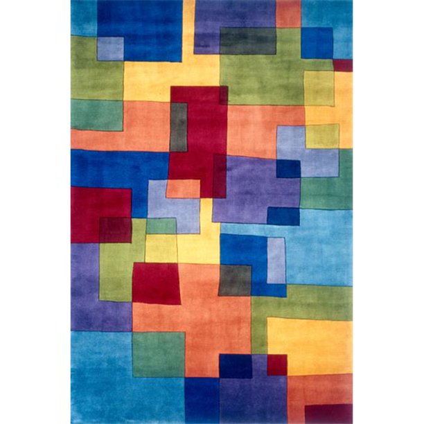 Momeni New Wave Geometric Modern Area Rugs, Multicolor