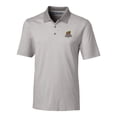 thumbnail image 2 of Men's Cutter & Buck  Gray Toledo Mud Hens Big & Tall Forge Tonal Stripe Stretch Polo, 2 of 3