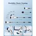 thumbnail image 4 of WOWMTN ASQZ 8-in-1 Electric Spin Scrubber, Electric Scrubber for Cleaning Bathroom with Dual Speed, 4 of 8