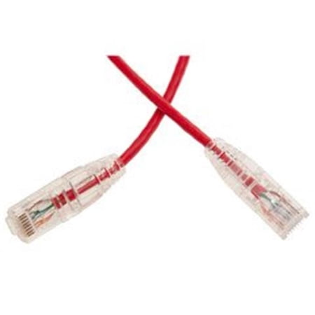 CableWholesale 13X6-67115 15 ft. Cat6a Red Slim Ethernet Patch Cable  Snagless & Molded Boot price history on PriceWatchPro