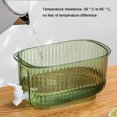 thumbnail image 3 of dajkiuy Outdoor Plastic Beverage Dispenser,1 Gallon Drink Dispenser for Lemonade, Tea, Cold Water,Cold Kettle With Faucet Filter In Refrigerator-Large Capacity Storage,Green, 3 of 6