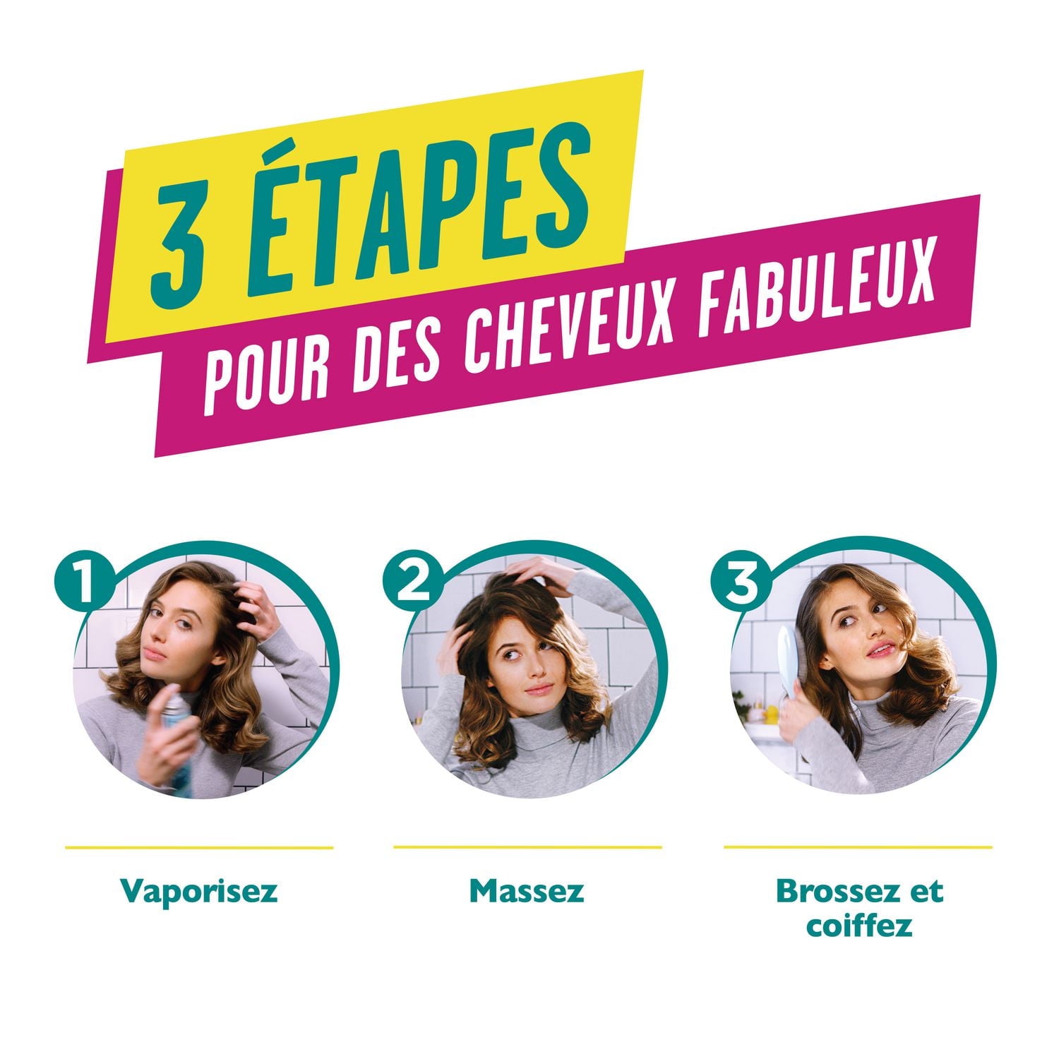 Mini-format de voyage de shampooing sec Blush de Batiste