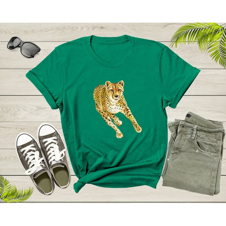 I Run Like A Cheetah T-Shirt Runner Animal Gift I Run Like A Cheetah T-Shirt Runner Animal Gift