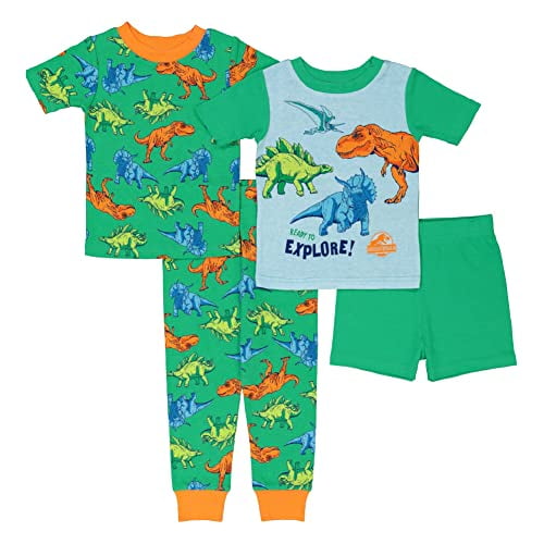 Kids Pajama Set Combo of 2- Dino Trip & Hello Bear