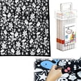 thumbnail image 3 of DIY Coloring Blanket for Adults with 24 Washable Markers, 50x60 Inch Personalized Soft Fuzzy Velvet Blanket for Coloring, Creative Gift for Bed, Couch, Home Decor (A), 3 of 9