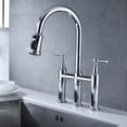 thumbnail image 5 of Bridge Kitchen Faucet with Pull-Down Sprayhead in Spot, 5 of 9