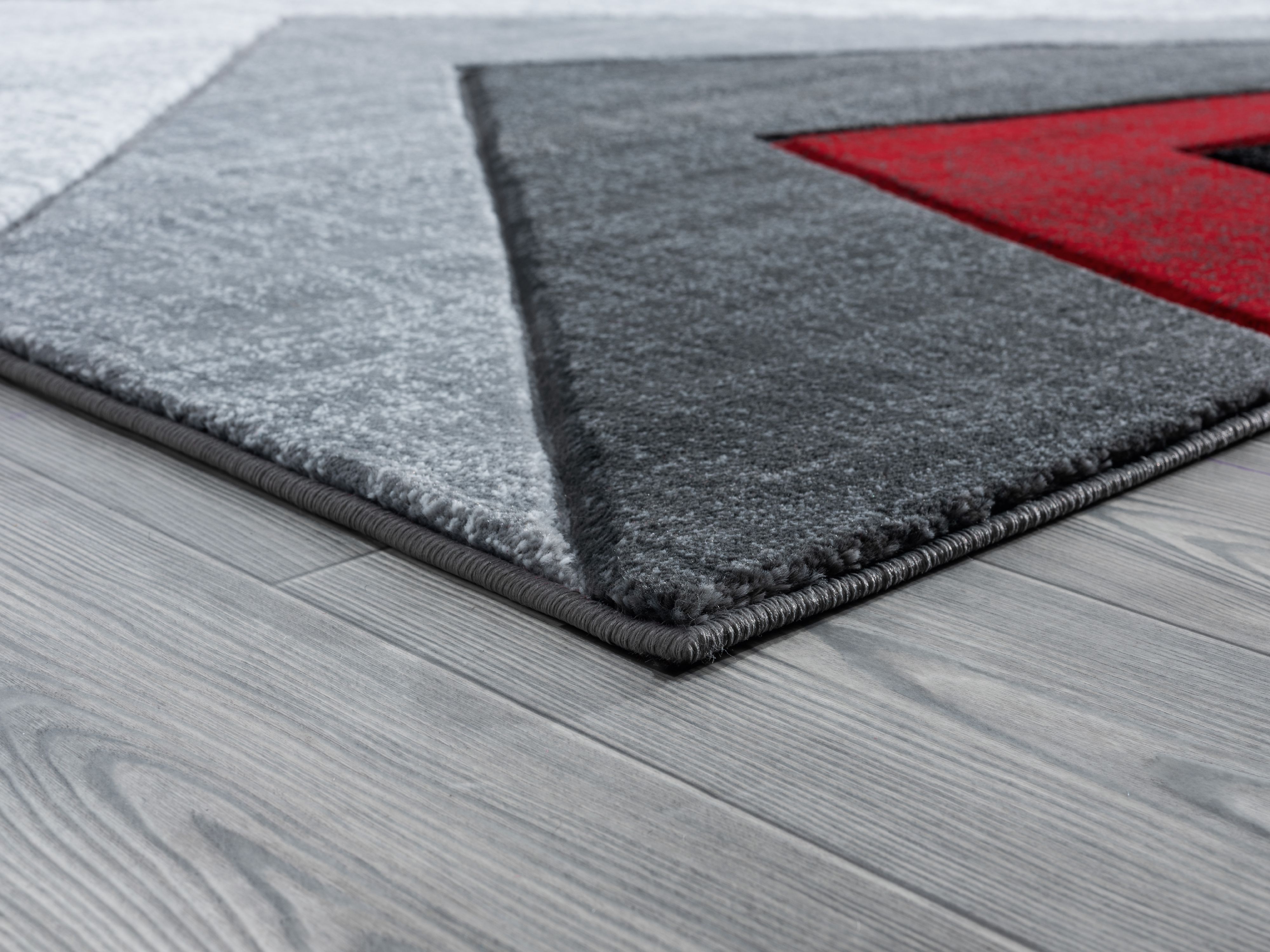 United Weavers Drachma Rimini Modern Abstract Area Rug, Red, 7'10" x 7'10"