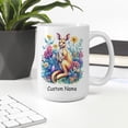 thumbnail image 3 of Personalized Cute Kangaroo Coffee Mug 11oz 15oz - Custom Name Ceramic Cup - Fun Gift for Kangaroo Lovers, Parents, Girlfriend, Siblings, Kids, Wildlife Enthusiasts, Animal Fans, 3 of 6