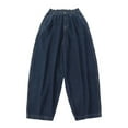 thumbnail image 3 of CENL Mens Straight Jeans Blue Loose Trousers Neutral Y2K Streetwear Casual Wide Pants, 3 of 5