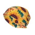 thumbnail image 2 of Logiee Bohemian Sunflower Print Unisex Knit Beanie for Men Women Winter Hat,Beanies Skull Caps, 2 of 7