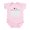 Petal Pink, variant on CafePress - Leapyeakid Body Suit - Baby Light Bodysuit, Size Newborn - 24 Months