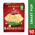 thumbnail image 1 of Orville Redenbacher Smart Pop! Microwave Popcorn, 75% Less Fat, Butter Flavour, 10 Bags, 100% Whole Grain Popcorn, No Artificial Colours or Preservatives, 700g (10 bags x 70g), 1 of 5