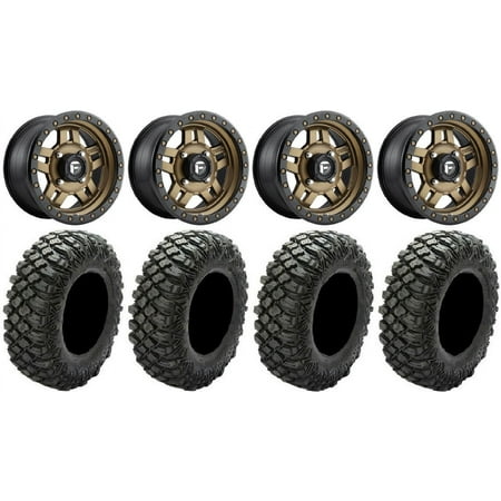 Fuel Anza Bronze 15 Wheels 30 Crawler XR Tires Sportsman RZR Ranger Fuel Anza Bronze 15 Wheels 30 Crawler XR Tires Sportsman RZR Ranger
