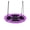 Purple, variant on 40 Inch Tree Swing Flying Saucer, Heavy Duty Outdoor Swing Set for Kids, 700 lbs Capacity, Adjustable Height 40-63", Green/Purple/Pink