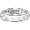 Sterling Silver Diamond Accent Band