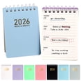 thumbnail image 2 of OIUR 2026 Day Planner A7 Pocket Size Coil Notebook for Law Nursing Sketching Office Task Organizer for Work Study Planning, 2 of 7