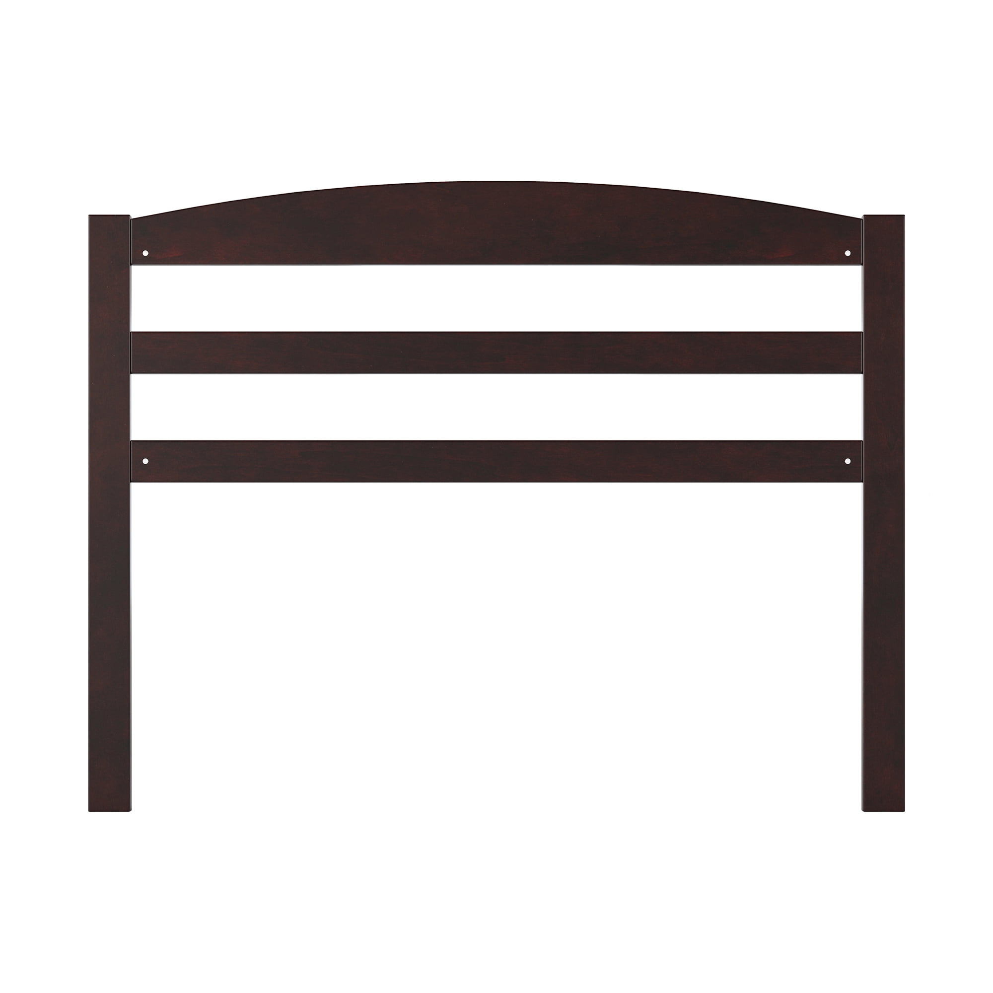 AFI Warren Arched Slatted Wood Headboard with 2 USB Ports, Full, Espresso