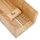 thumbnail image 3 of Cortador de jabón, cortador de jabón multiusos de madera y caucho pulido excelente, rebanador con escala transparente para hacer jabón y cortar pan, 3 of 8
