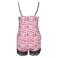 thumbnail image 4 of Women Christmas Pajamas Two Piece Satin Christmas Pajamas Cami Top Short Pajama Set For Women Womens Loungewear Comfy Sets For Women, 4 of 4